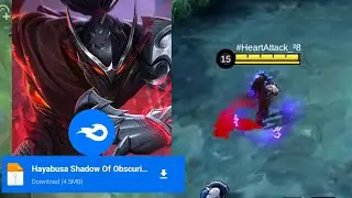(UPDATE) Hayabusa Epic Skin Script - Shadow of Obscurity | Script skin Hayabusa
