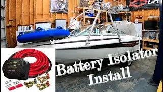 Boat Battery Isolator Install with Keyline