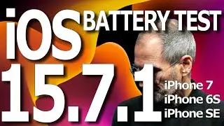 iOS 15.7.1 Battery Life / Battery Drain / Battery Performance Test.