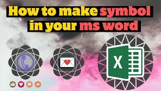How to make a symbol of phone and message in ms Word? | How to add symbols in Word? #msword#symbols