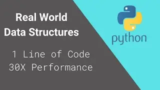 Real World Data Structures - 30x Performance boost in 1 line of code