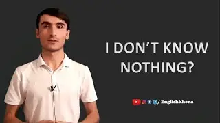 Хатогие ки дар вакти гапзании англиси набояд кард! STOP SAYING 