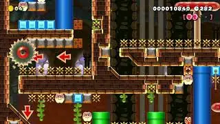 [SMM2] Purgatory (500 second speedrun) by Zone_ぼんじん (+WR)