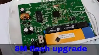 Upgrade TP-Link WR740N WiFi router from 4M to 8M flash