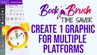 TIME SAVER ⏰ Create Matching Graphics to Promote Your Book on Multiple Platforms with a Few Clicks!
