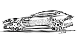 #day1 how to draw a car #sportscar #TheSketchGeek