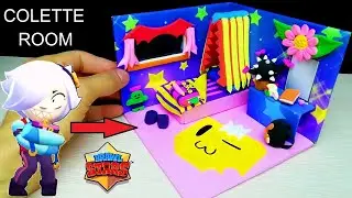 Clay Room Colette, brawl stars colette, clay colette room, miniature room colette