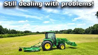 Still dealing with pesky field problems! John Deere 4066r  Frontier 2072 rotary mower #780
