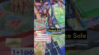 క్లియరెన్స్ సేల్ 600 కె 2 శారీస్ పెట్టుబడులకు సూపర్ కలెక్షన్ 