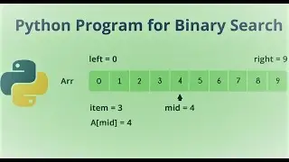 How to make simple number binary search algorithm in Python = Nroup