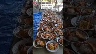 makan besar bersama jamaah sholat Jumat #makaan #besar #bersama