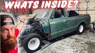 Cleaning out my Abandoned 1967 Chevy C10! Sitting for 30 years!