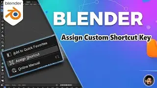 How to Assign Custom Shortcut Keys in Blender! | Blender Tip 