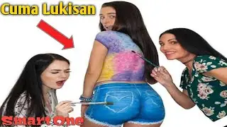 Pakaian Cewek Ini Cuma Lukisan