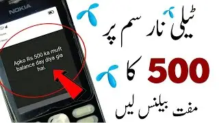 Telenor Free Balance Code 2020 |Free Balance Code Telenor