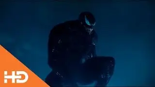 Веном взбирается по вертикальной стене в офис начальника ✦ Веном (2018)