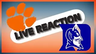 *LIVE* CLEMSON TIGERS VS DUKE BLUE DEVILS  | REACTION AND COMMENTARY COLLEGE FOOTBALL
