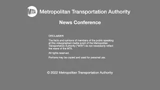MTA News Conference - 12/27/2022