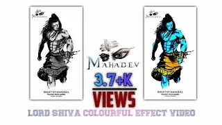 how create Lord Shiva colourful effect video  || lord Shiva video editing 2020 || Telugu Tech model👇