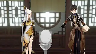 Zhongli's Toilet Grenade | Genshin Impact Animation