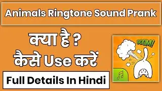 Animals Ringtone Sound Prank App Kaise Use Kare || How To Use Animals Ringtone Sound Prank App