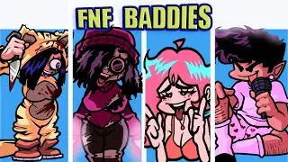 Friday Night Funkin Baddies FULL WEEK & Cutscenes (FNF Mod Vs Cassette Girl/Stalker/NekoFreak/Jazz)