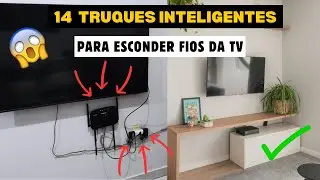 🔴"14 Truques Simples e Inteligentes para Organizar e Esconder os Fios da Sua TV!"
