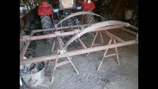 самодельный прицеп для перевозки тюков /часть 1