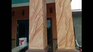 cara mengecat motif marmer mudah gampang dan cepat