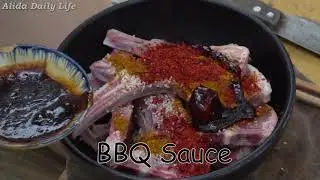 made the wine marinated lamb ribs with a super spicy chili roast sauce