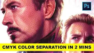 How To Do CMYK Color Separation In Photoshop For Screen Printing In 2 Minutes