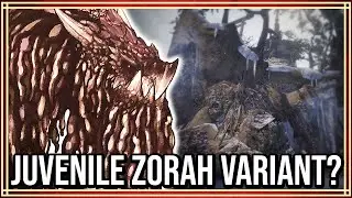Is this a Juvenile Zorah VARIANT? - Monster Hunter Lore and Ecology
