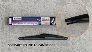 How to Replace Rear Wiper Blade of Suzuki Celerio
