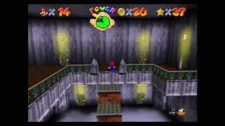 Super Mario 64 (Switch 3D All Stars) - Big Boo's Haunt - Big Boo's Balcony (Star #5)