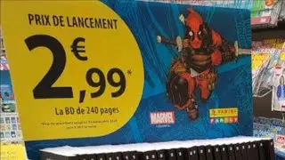 Collection DEADPOOL de chez Panini Carrefour