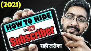 How To Hide Subscribers on YouTube in mobile (2021) | Hide YouTube Subscriber Count