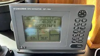 Changing time on a Furuno GPS, model GP-150