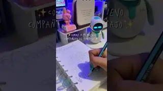 Conoce a mi nuevo compañero de trabajo ✨ #lettering #eilikrobot #review #studygram