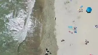 Surf city USA drone Timelapse