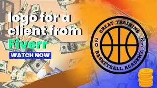 Logo design for a client on Fiverr | Basketball logo design live project on fiver