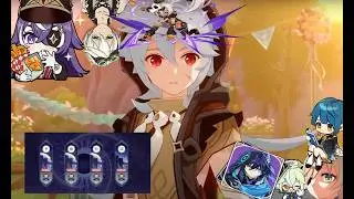 Razor overload + Taser || 6.5 Abyss Floor-12 8-star clear || 4-stars only || Genshin Impact