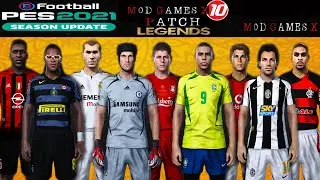 ✔️PES 2021 Patch Legends Mod Games X v10 Free