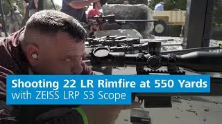 ZEISS LRP S3 Scope – Shooting Moving PRS Target at 550 Yards with 22 LR Rimfire - 2023 PRS GAP Grind