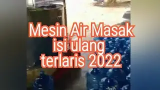 Pemasakan air untuk usaha galon air masak