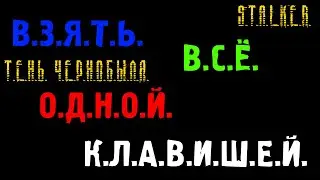 Сталкер Тень Ченобыля - Взять всё одной клавишей. Как в Зове Припяти