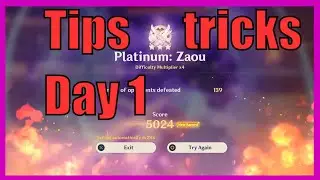 Hyakunin Ikki Rerun Event Platinum 3 star: Zaou | Genshin Impact guide day