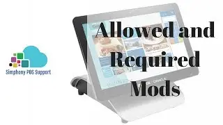 Required and Allowed Condiments - Oracle Micros Simphony POS Training and Support