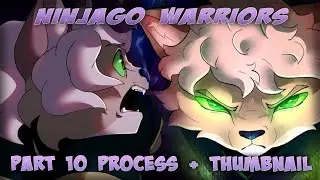 Ninjago Warriors MAP Part 10 + Thumbnail Speedpaint ((COLLAB with @EldaDrawz))