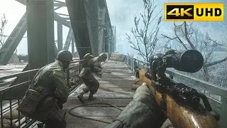 THE RHINE | WW2 Bridge Battle | Realistic Ultra Graphics Gameplay [4K 60FPS UHD] Call of Duty