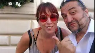 Sarah Tomek a Roma in Tour con Steven Tyler saluta i fan dei the loving mary band col Salutatore